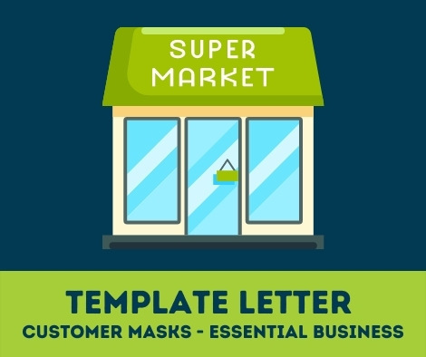 Template Letter - Customer Masks - Essential Business