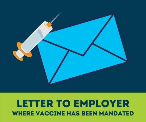 Letter to Employer where vaccine has been mandated