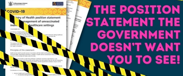 The Position Statement The Government Doesn’t Want You To See!