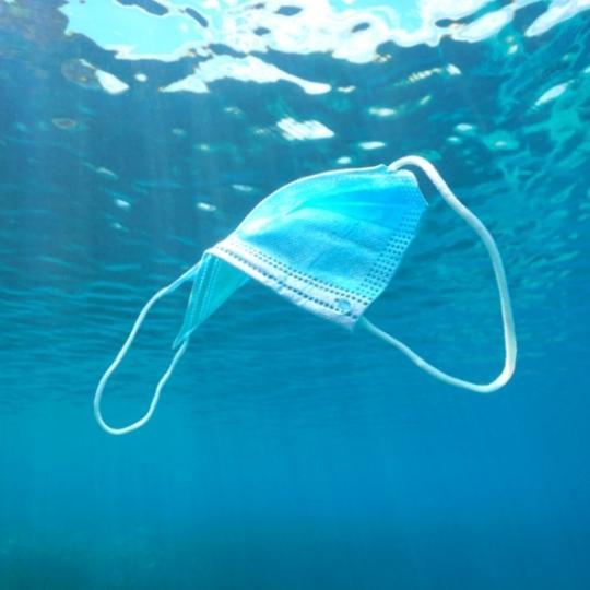 An estimated 1.5 BILLION face masks polluted the oceans last year!