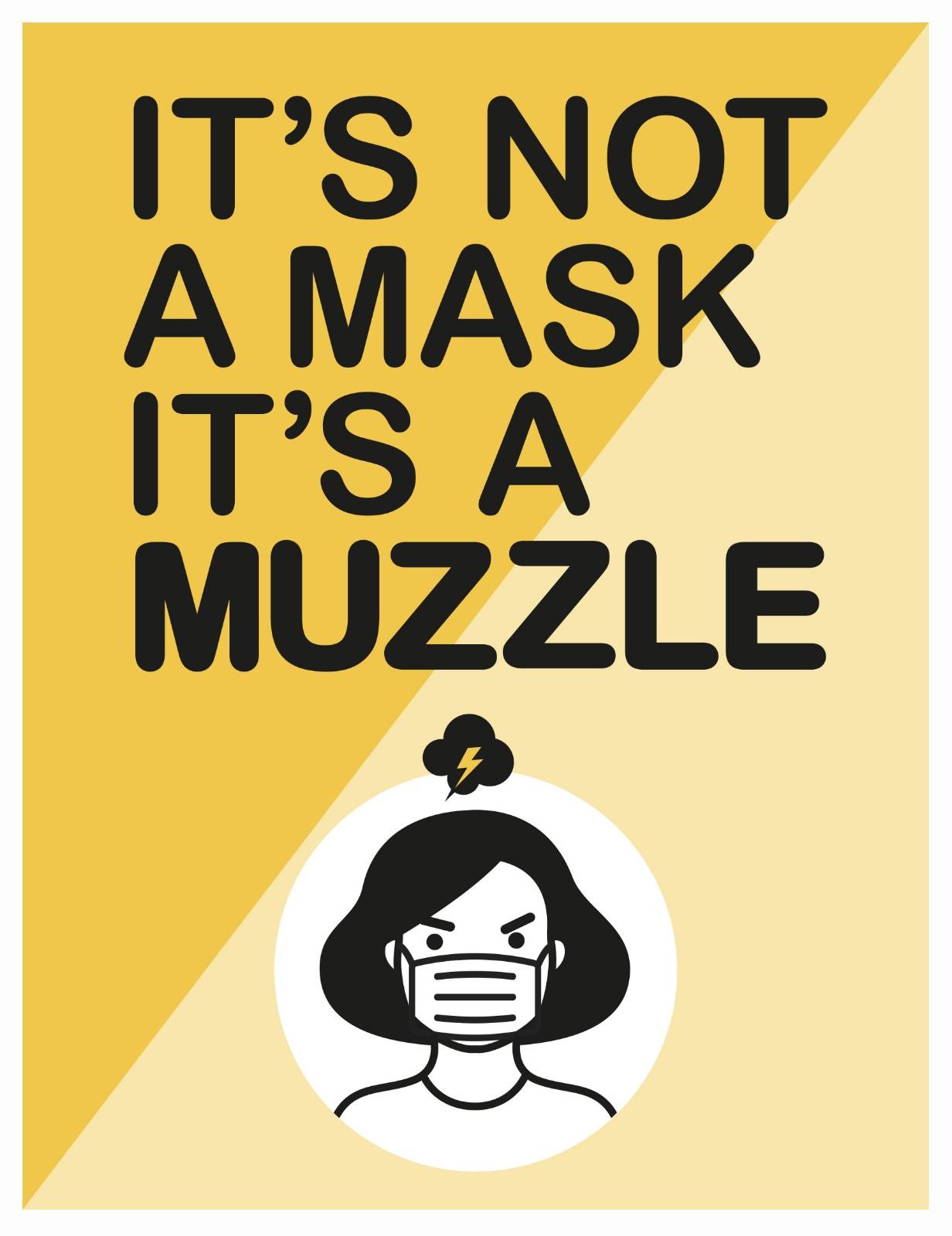 NOT MASK MUZZLE